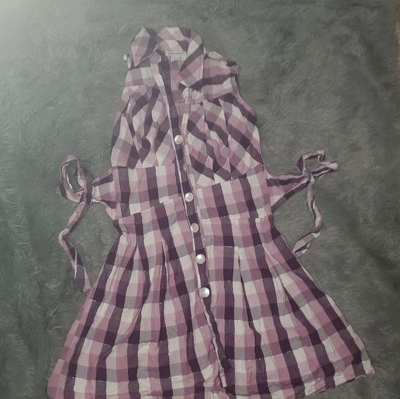 Cotton express plaid dress - Picture 5 of 7